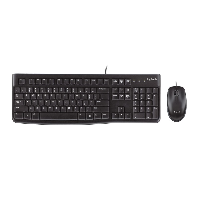 Logitech MK120 - Tastatur-und-Maus-Set - USB